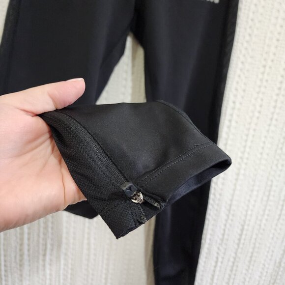 Vintage Diadora Women's Black Athletic Leggings Running Tech Tights Size Small - Picture 6 of 14